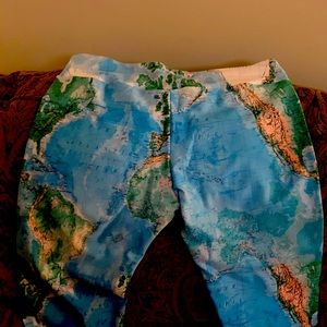 World map leggings